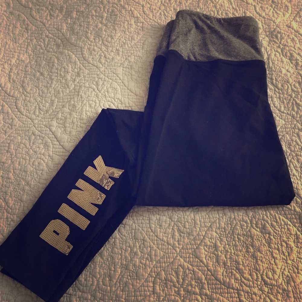 Black Pink Leggings